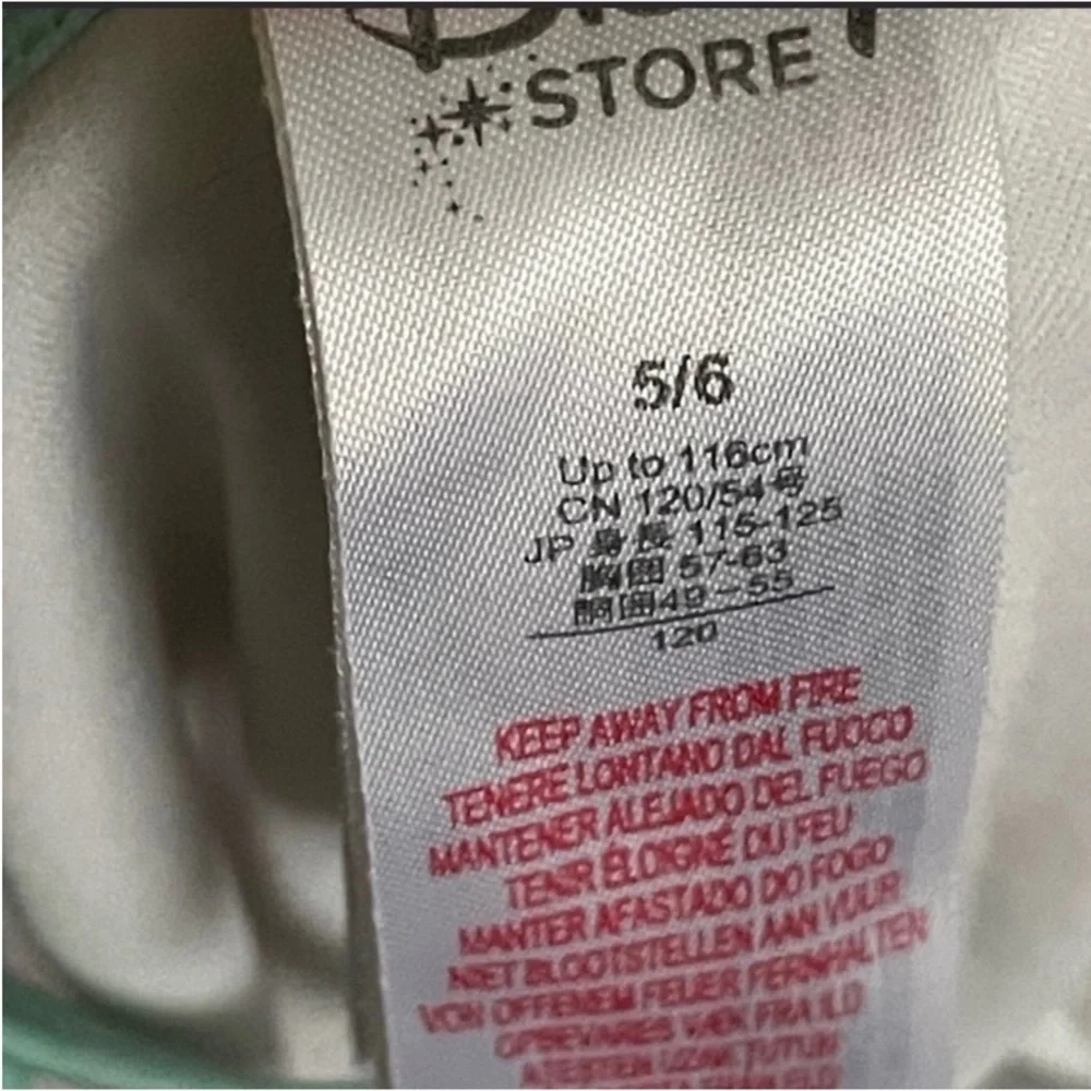 Disney Store Little Mermaid Swimsuit Size 5/6